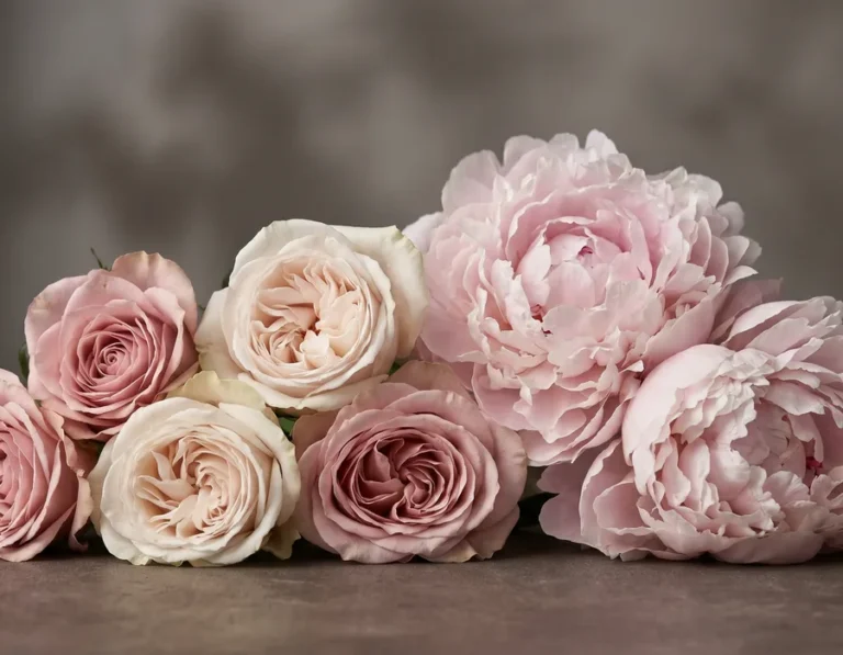 Roses vs. peonies for weddings.