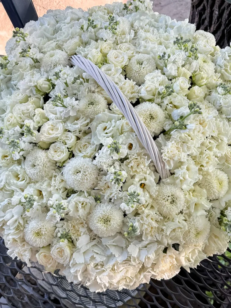 Luxury grand white mixed floral arrangement arrangement by Boston Flowers for delivery in Boston