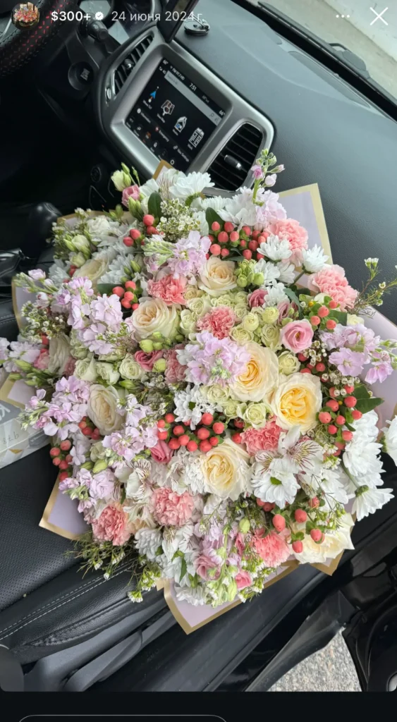 Luxury luxury rose and chrysanthemum mixed bouquet arrangement by Boston Flowers for delivery in Boston