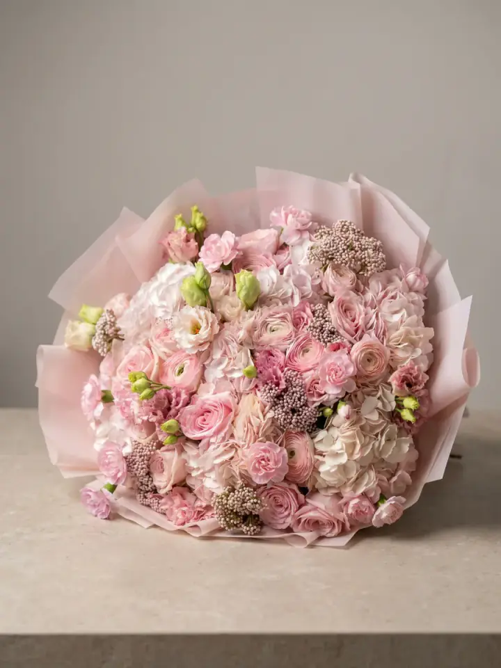 Яркий люксовый микс-букет из премиальных цветов от Boston Flowers - Слайд 1